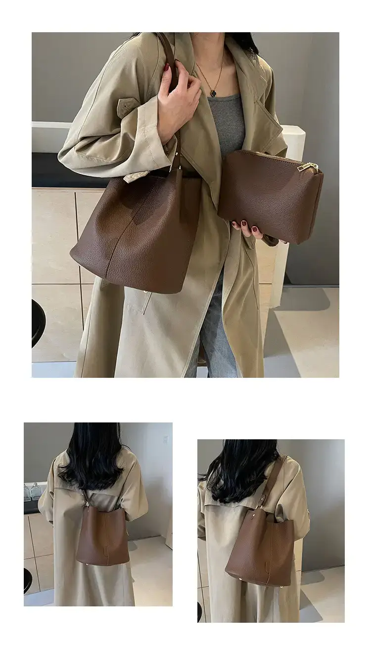 Women's Black Underarm Bucket Bag 2024 — feature 10