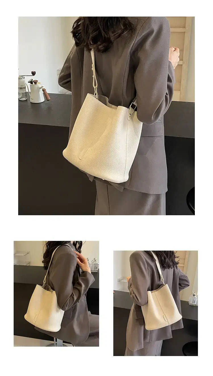 Women's Black Underarm Bucket Bag 2024 — feature 12