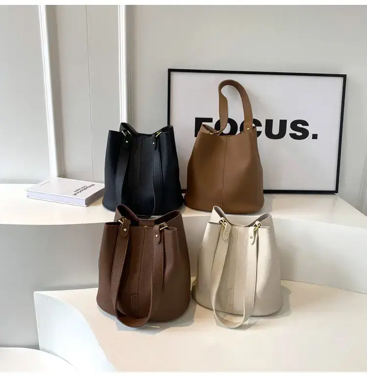 Women's Black Underarm Bucket Bag 2024 — feature 13