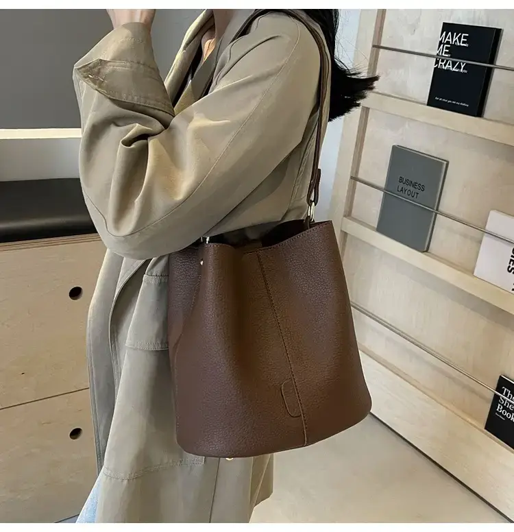 Women's Black Underarm Bucket Bag 2024 — feature 28