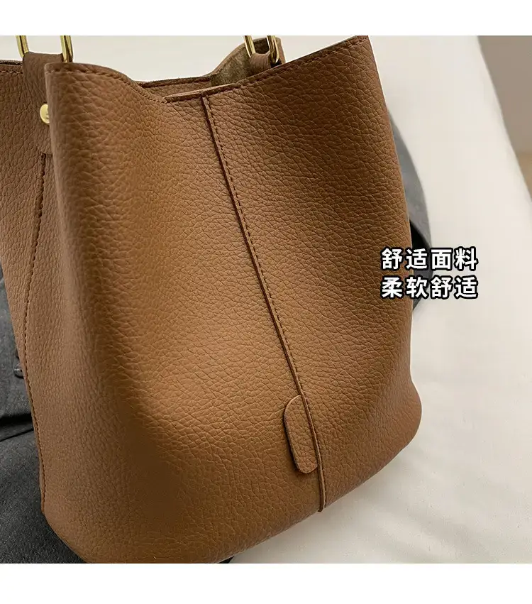 Women's Black Underarm Bucket Bag 2024 — feature 3