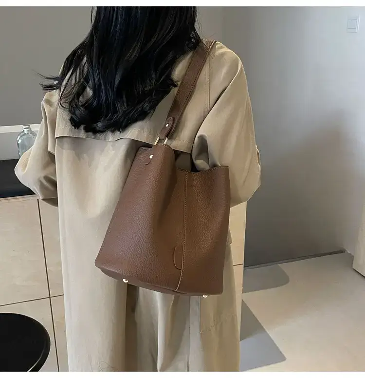 Women's Black Underarm Bucket Bag 2024 — feature 30