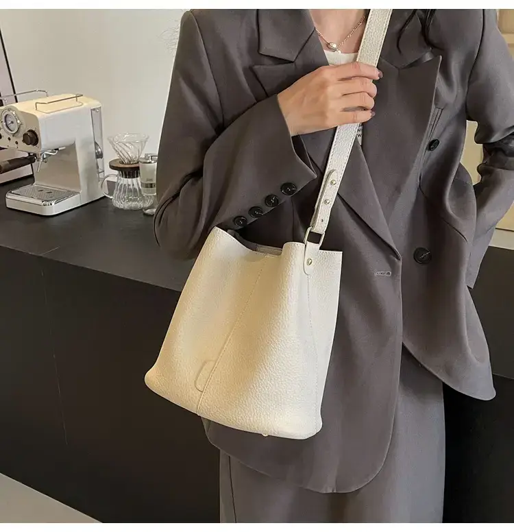 Women's Black Underarm Bucket Bag 2024 — feature 35
