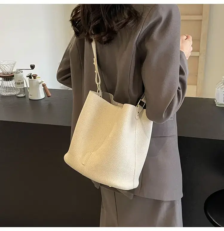 Women's Black Underarm Bucket Bag 2024 — feature 36