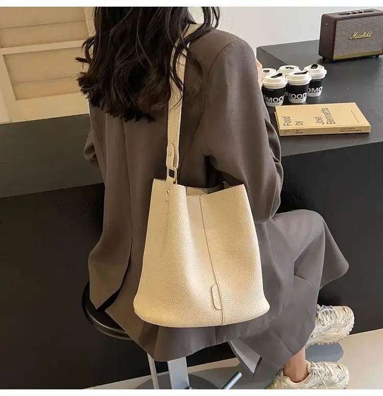 Women's Black Underarm Bucket Bag 2024 — feature 38