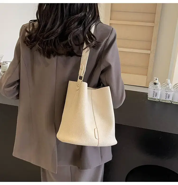 Women's Black Underarm Bucket Bag 2024 — feature 39