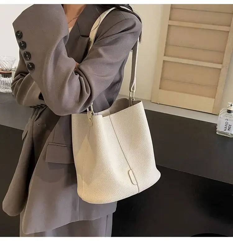 Women's Black Underarm Bucket Bag 2024 — feature 41