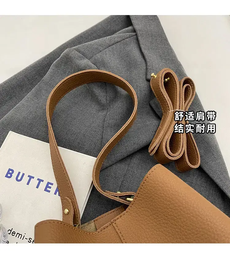 Women's Black Underarm Bucket Bag 2024 — feature 6