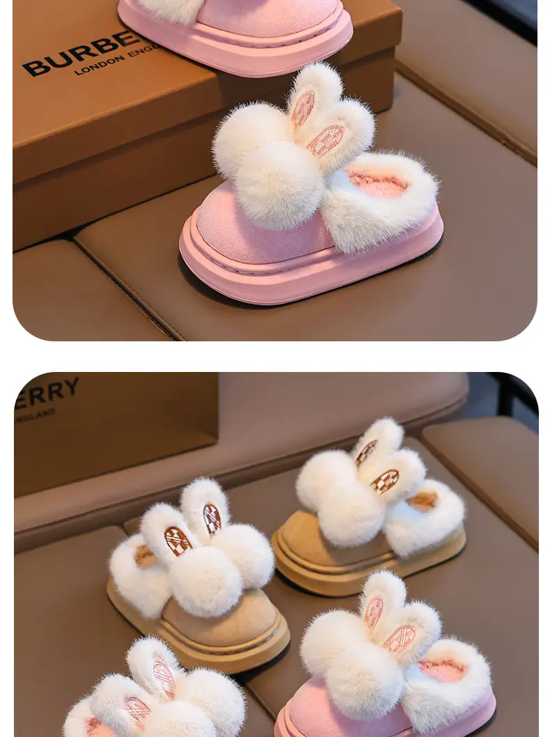 2025 New Children's Cotton Shoes Winter Girls' Indoor and Outdoor Thickened Warm Cotton Slippers for Older Children and Toddlers Girls — feature 16