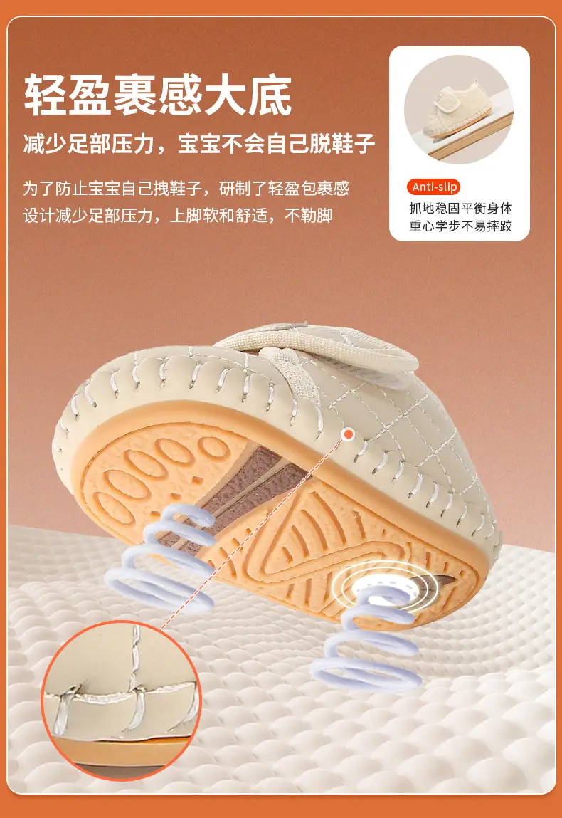 Baby Fleece Lined Winter Shoes 6-12M Male Female — feature 18