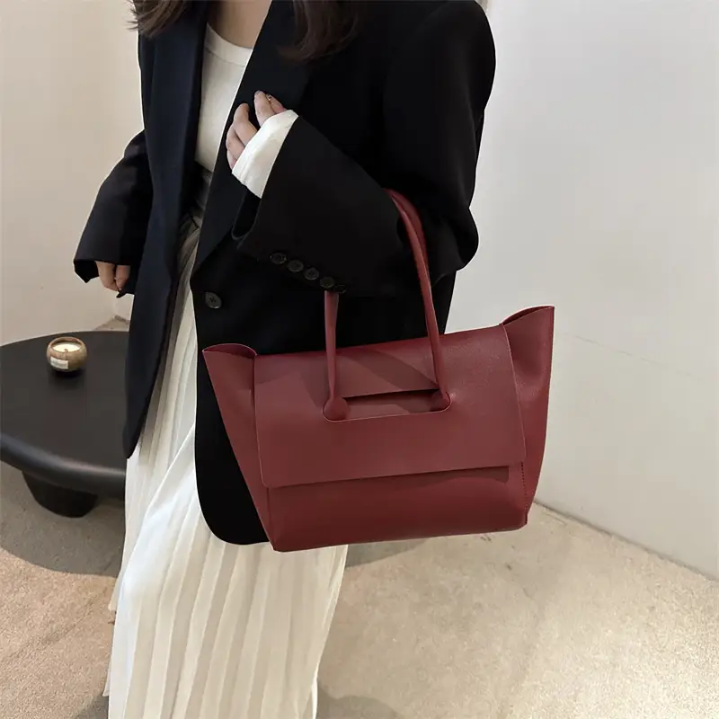 Black Leather Shoulder Bag Women 2024 New - Image 7