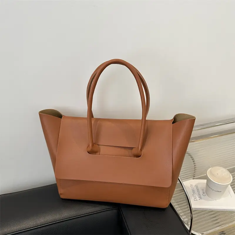 Black Leather Shoulder Bag Women 2024 New - Image 3