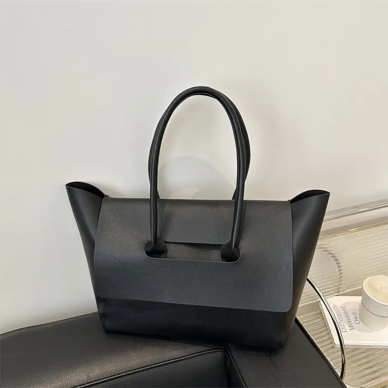 Black Leather Shoulder Bag Women 2024 New - Image 4