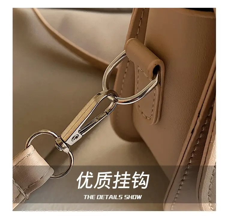 Women's Beige Crossbody Bag 2024 Heart Autumn Style — feature 5