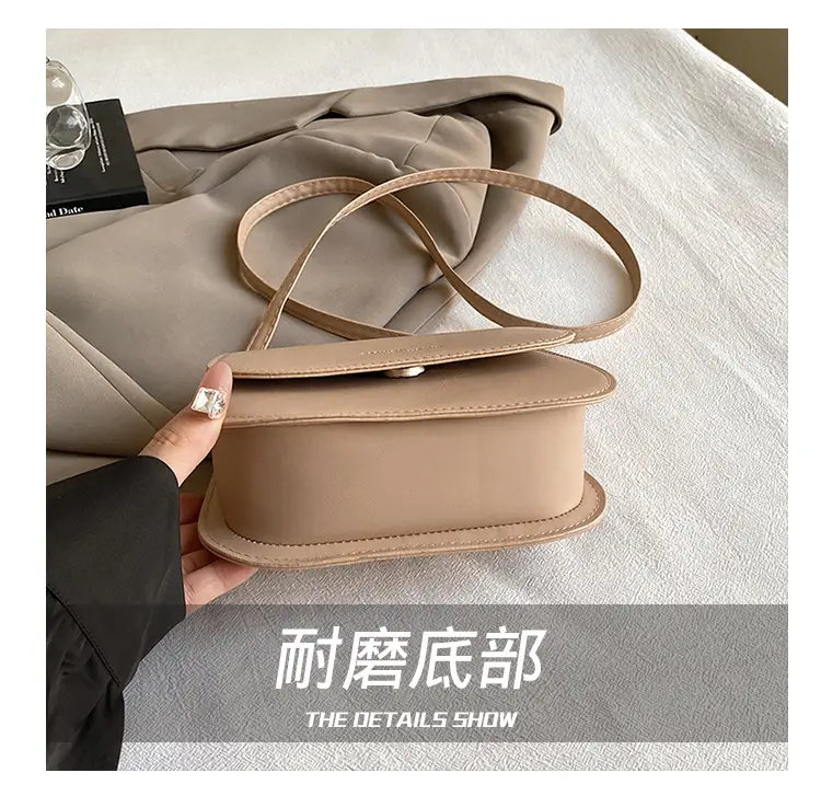 Women's Beige Crossbody Bag 2024 Heart Autumn Style — feature 6