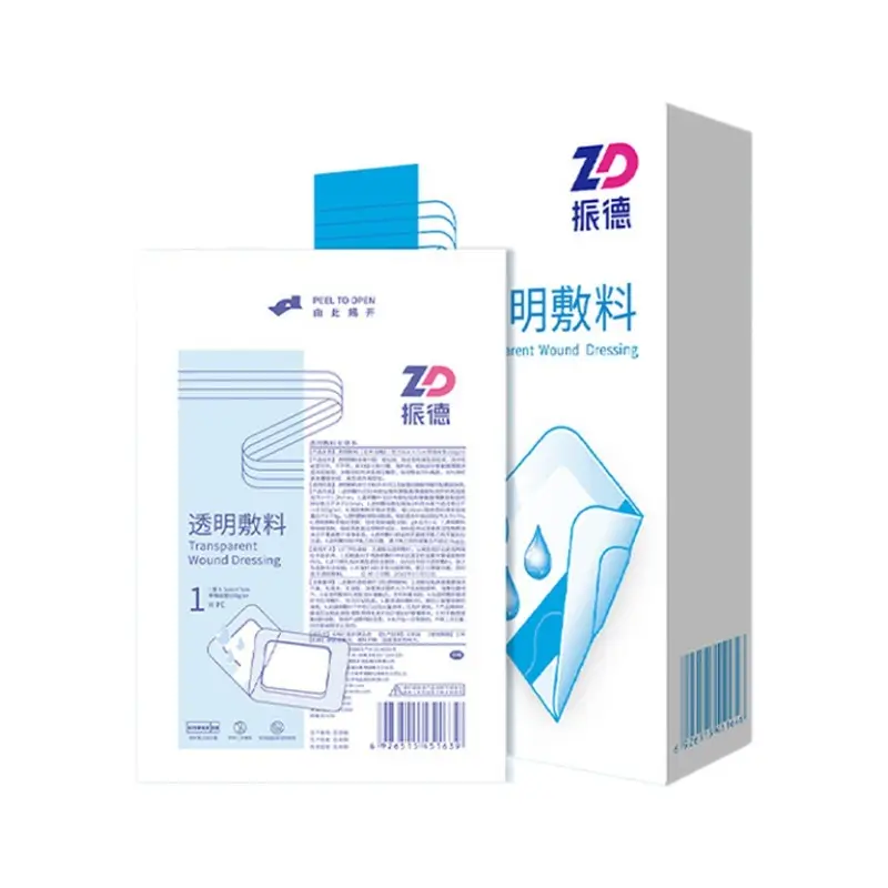 Zhende Transparent Dressing Medical Sterile Post-operative Postpartum Wound Dressing Breathable Large Band-Aid - Image 5