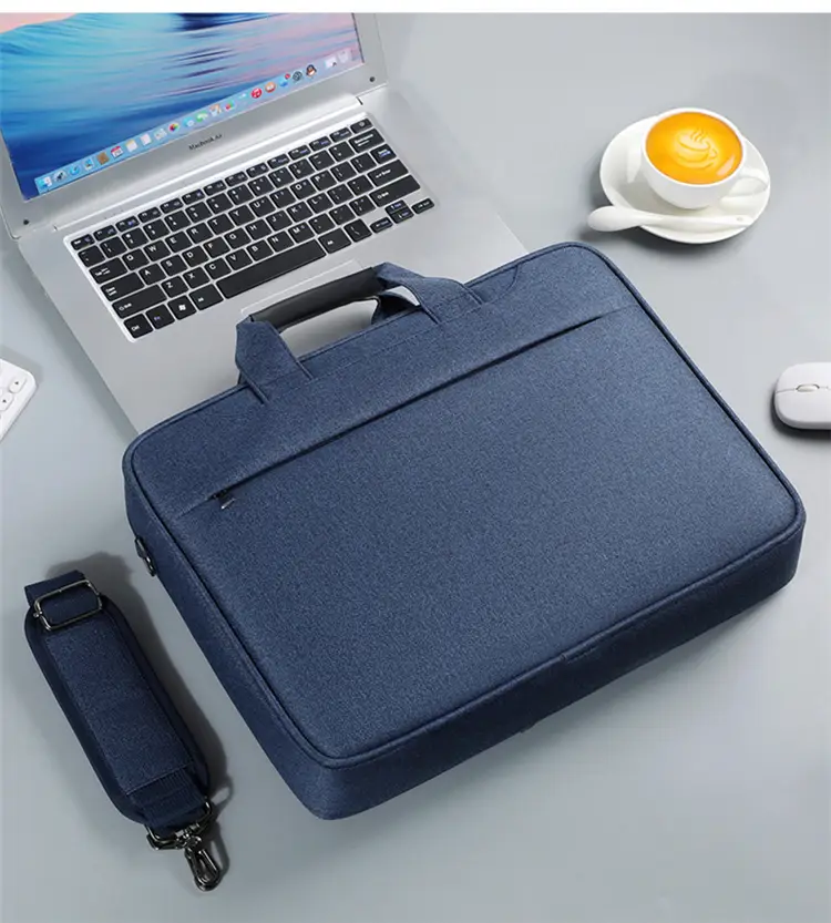 Grey Crossbody Laptop Bag for Men Women — feature 23