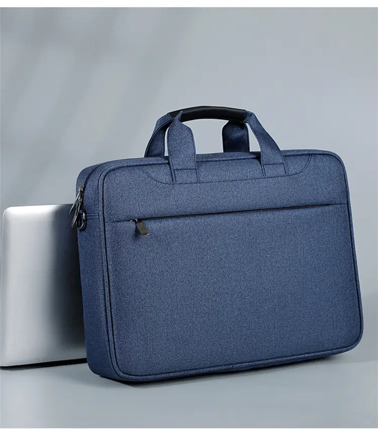 Grey Crossbody Laptop Bag for Men Women — feature 24