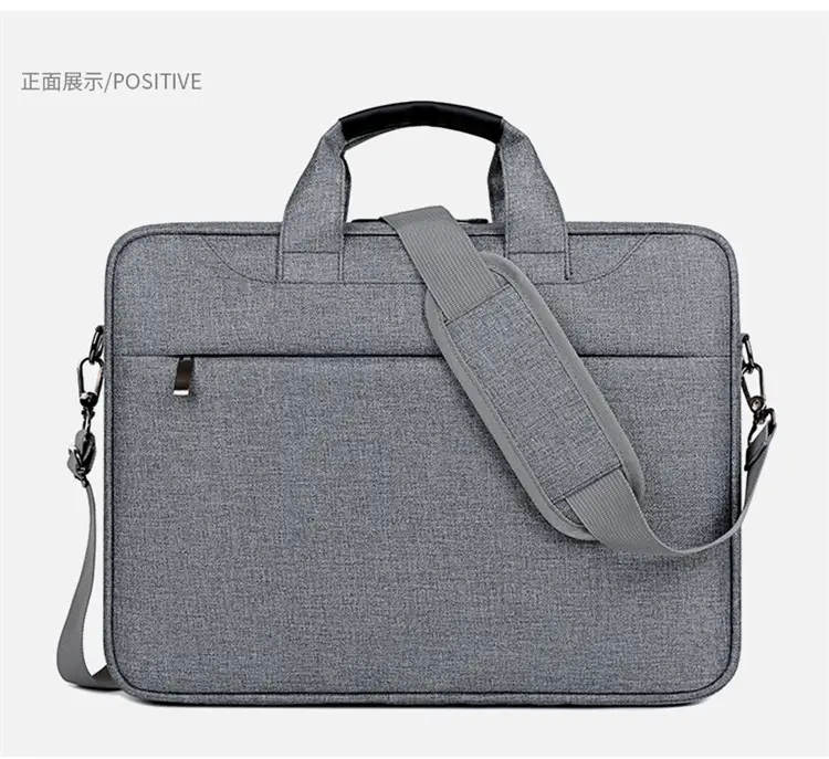 Grey Crossbody Laptop Bag for Men Women — feature 28