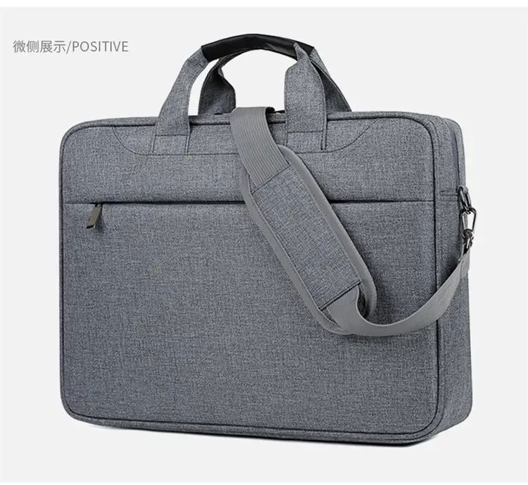 Grey Crossbody Laptop Bag for Men Women — feature 29