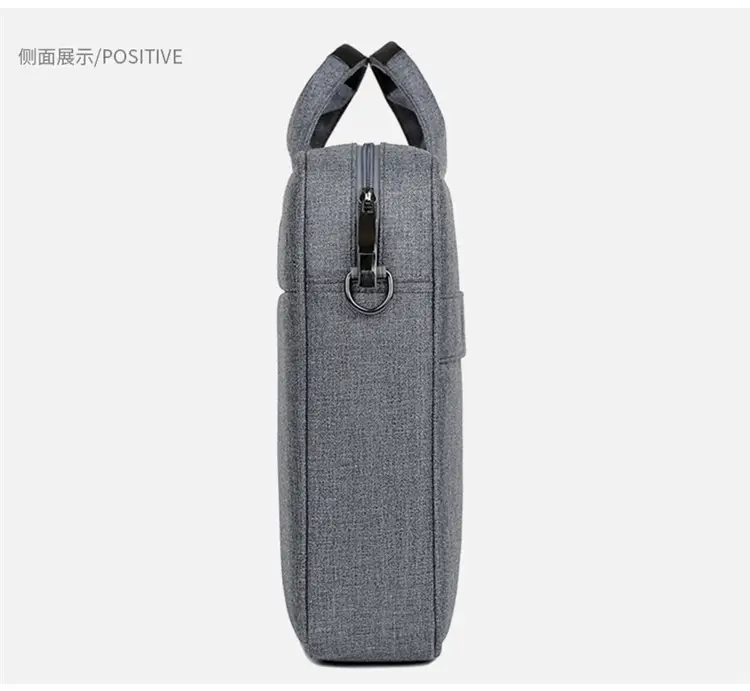 Grey Crossbody Laptop Bag for Men Women — feature 30