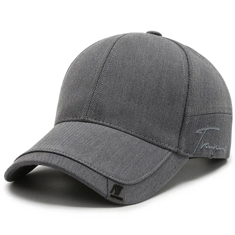 Men's Beige Korean Style Baseball Cap Sunshade - Image 3