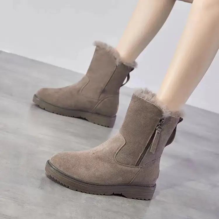 Women Fleece Lined Snow Boots Black 2024 — feature 10