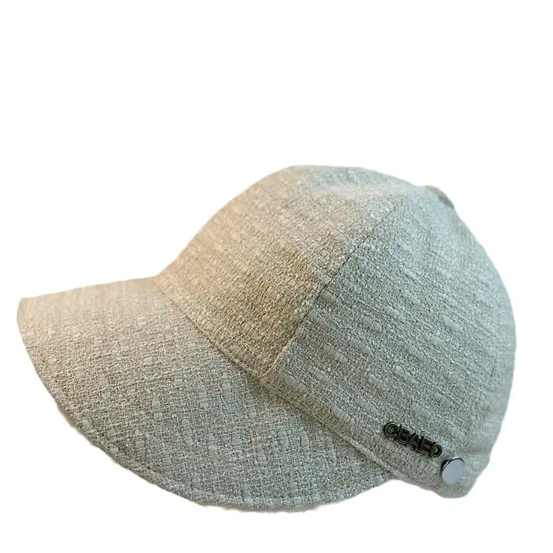 Women Windproof Fisherman Hat Beige Fleece - Image 7