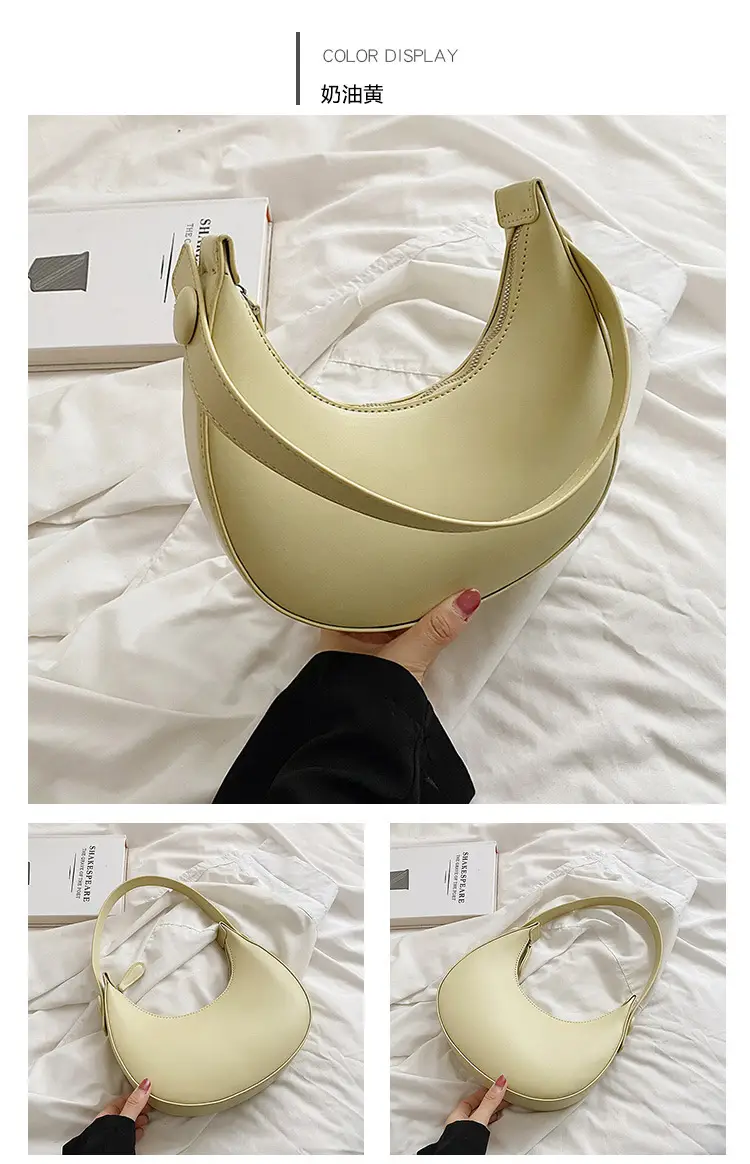 2024 New Autumn Crescent Mini Handbag Black — feature 13