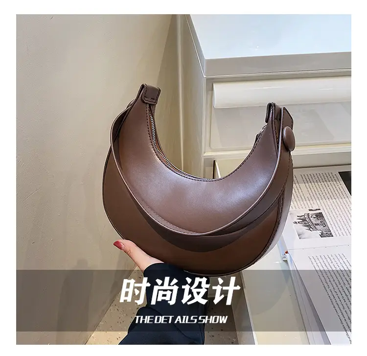 2024 New Autumn Crescent Mini Handbag Black — feature 9