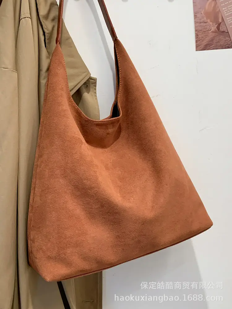 Retro Frosted Large Shoulder Bag Women 2024 - Image 7