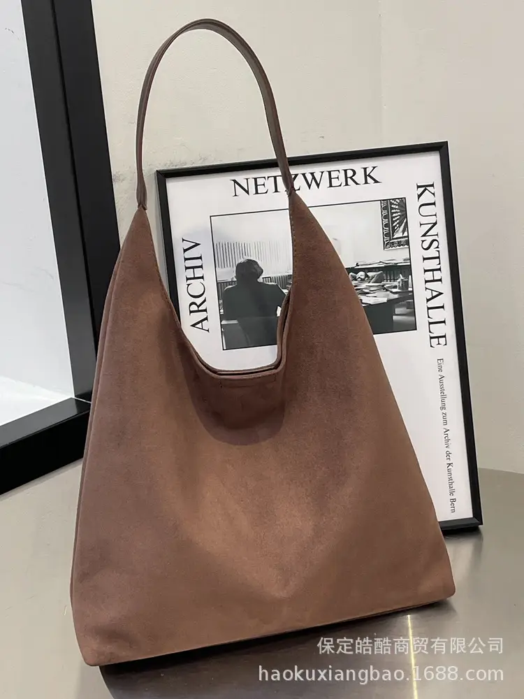 Retro Frosted Large Shoulder Bag Women 2024 - Image 9