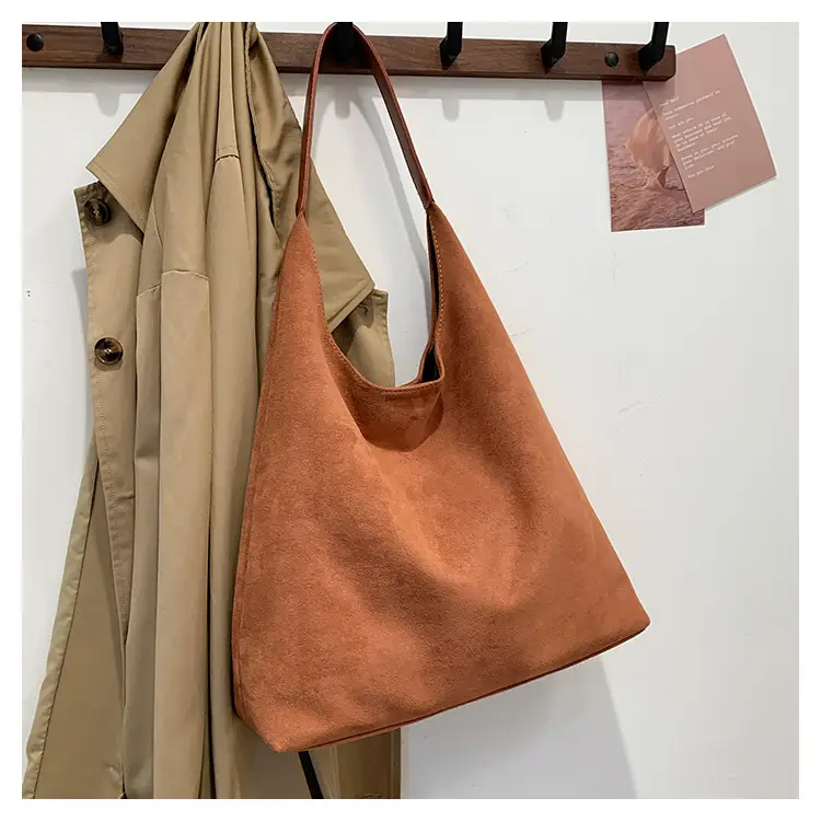 Retro Frosted Large Shoulder Bag Women 2024 — feature 12