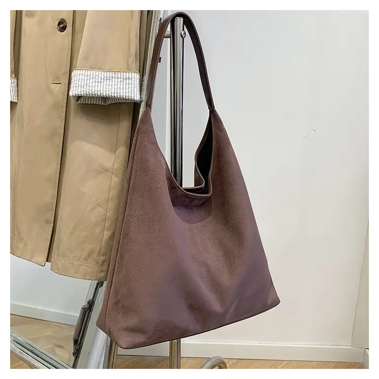 Retro Frosted Large Shoulder Bag Women 2024 — feature 14