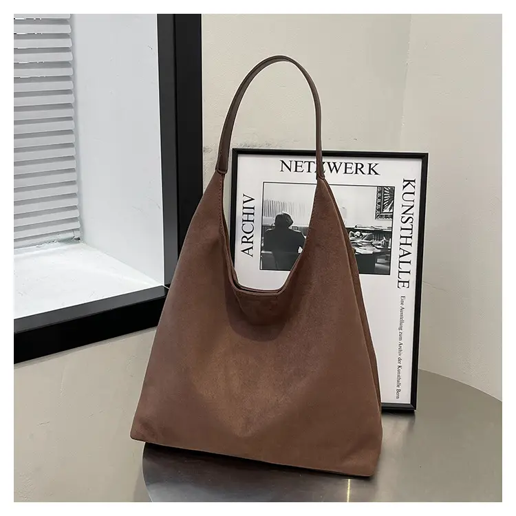 Retro Frosted Large Shoulder Bag Women 2024 — feature 18