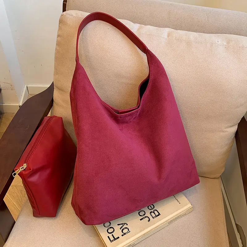 Retro Frosted Large Shoulder Bag Women 2024 - Image 2