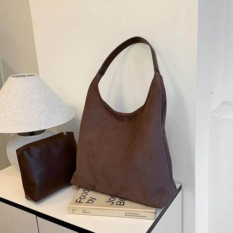 Retro Frosted Large Shoulder Bag Women 2024 - Image 3
