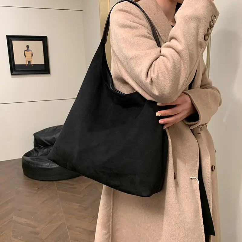 Retro Frosted Large Shoulder Bag Women 2024 - Image 4