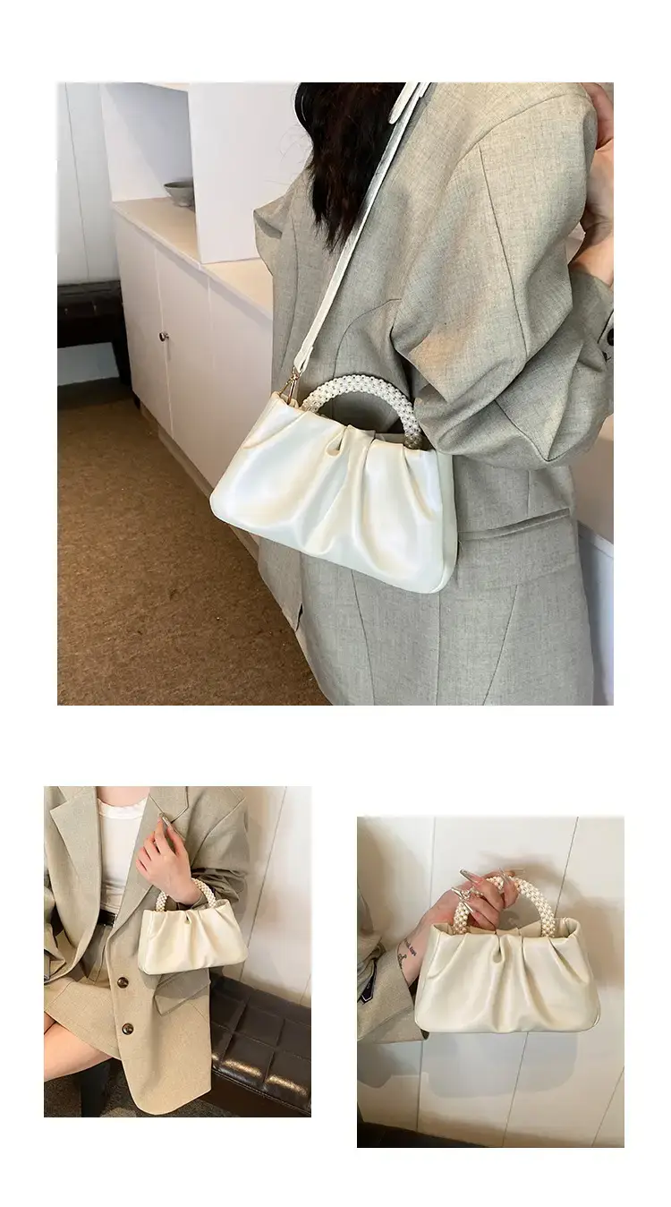 Women's Pink Pearl Pearl Handbag Shoulder Crossbody — feature 7