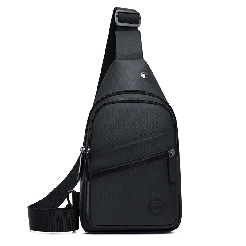Men's Waterproof Nylon Chest Bag Large Capacity Multi-layer Crossbody - Image 3