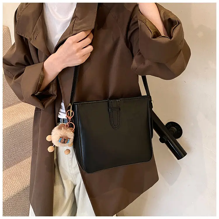 Women's Crossbody Bag Brown Textured 2026 New Fashion — feature 14