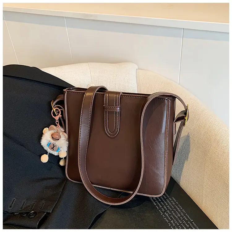 Women's Crossbody Bag Brown Textured 2026 New Fashion — feature 28