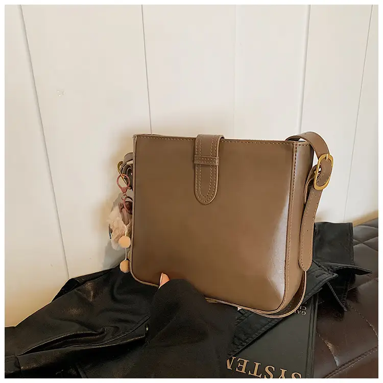 Women's Crossbody Bag Brown Textured 2026 New Fashion — feature 30