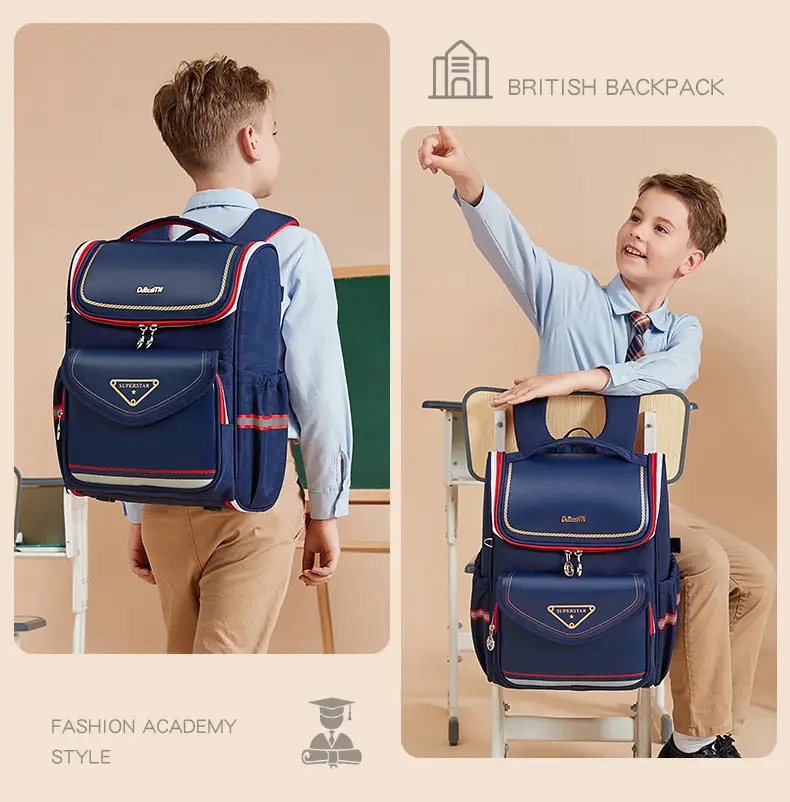 New schoolbag primary school students one, two, three to six grades shoulder bag large capacity burden reduction kara sheep with children's backpack — feature 17
