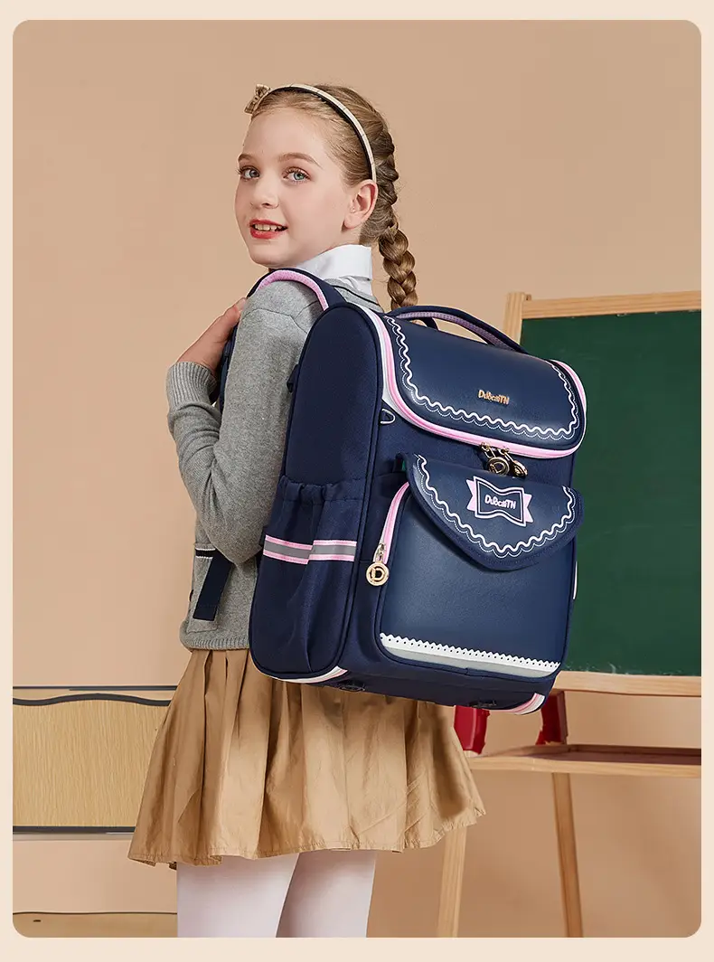 New schoolbag primary school students one, two, three to six grades shoulder bag large capacity burden reduction kara sheep with children's backpack — feature 21