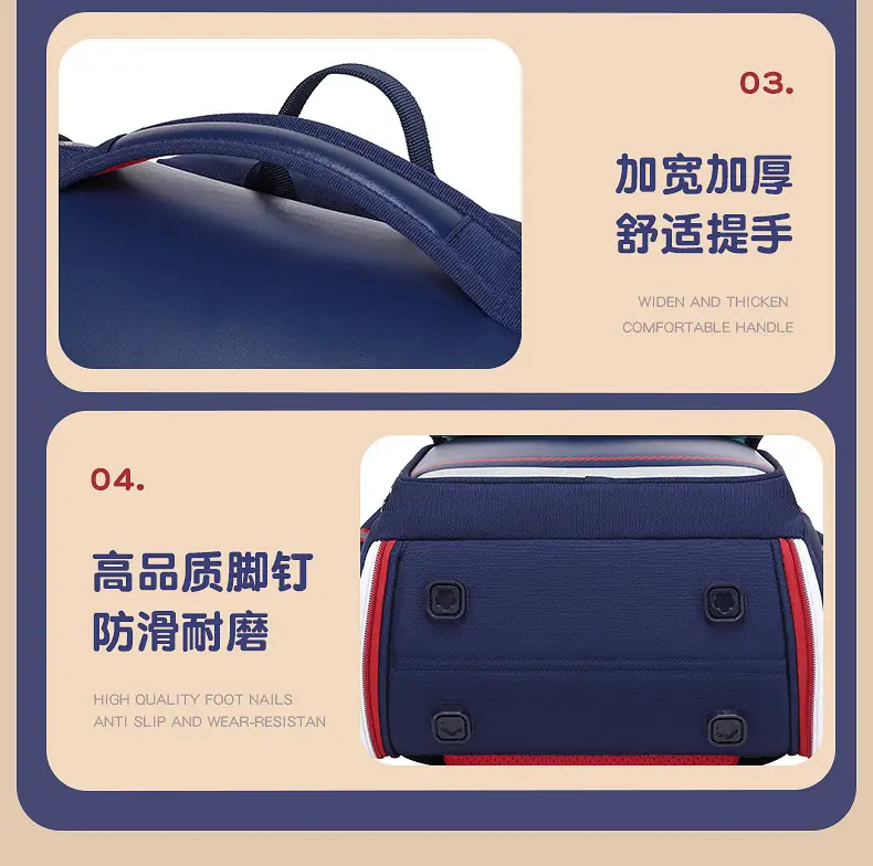 New schoolbag primary school students one, two, three to six grades shoulder bag large capacity burden reduction kara sheep with children's backpack — feature 23