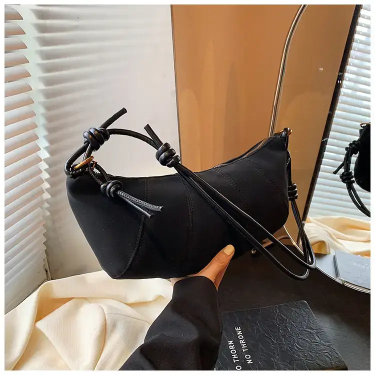 Vintage Frosted Suede Shoulder Bag Women 2024 — feature 11