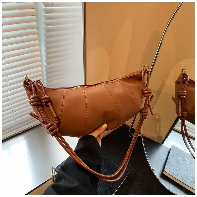 Vintage Frosted Suede Shoulder Bag Women 2024 — feature 13