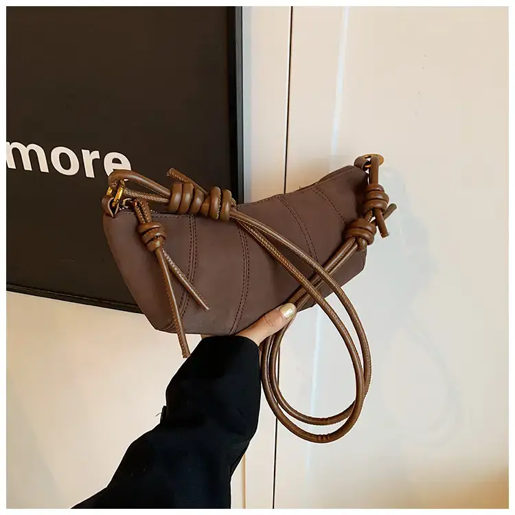 Vintage Frosted Suede Shoulder Bag Women 2024 — feature 15