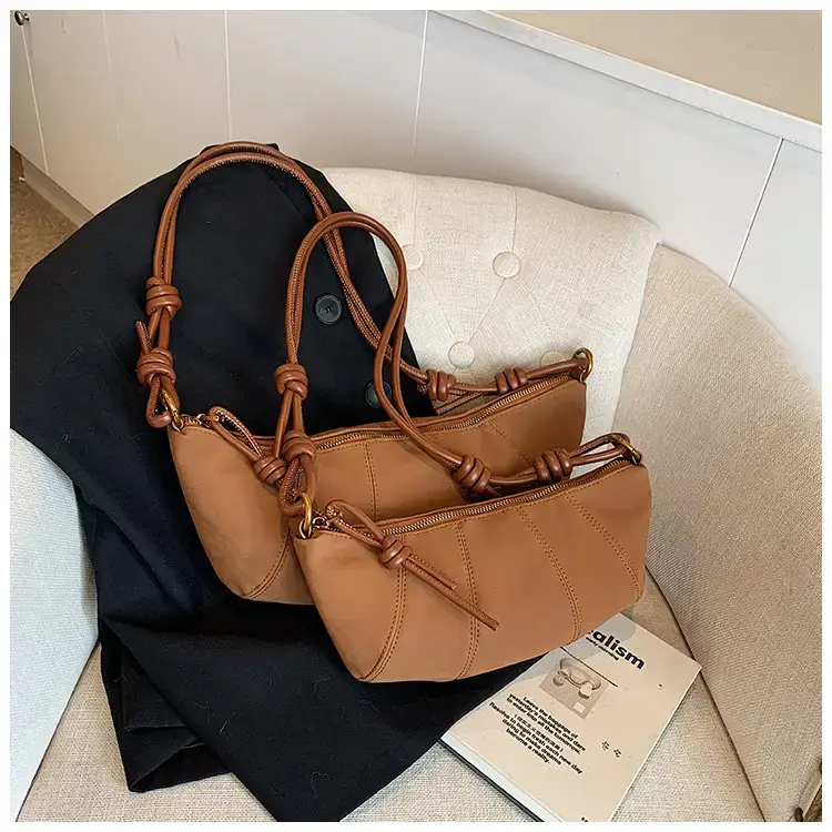 Vintage Frosted Suede Shoulder Bag Women 2024 — feature 18